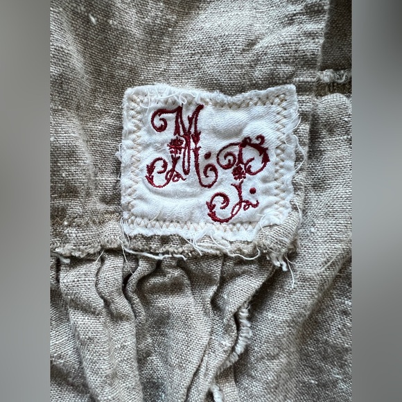 Magnolia Pearl Linen Love Jacket Cardigan Lagenlook Boho Cottagecore Made in USA - Picture 11 of 16